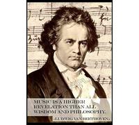 Ludwig Wan Beethoven Vintage Poster One Classical Music Photo Wall Art Picture Poster A4