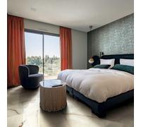 Lue Verve Onyx Blanco Matt White Marble Effect Porcelain Tile