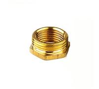 Lueao Bachangz-Brass Hose Fitting Brass Hose Fitting Hex Reducer Bushing M/F 1/8" 1/4" 3/8" 1/2" 3/4" 1" BSP Male To Female Change Coupler Connector Adapter, Garden Irrigation Pipe (Color : 03 10)