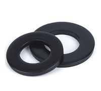 Lueao Cqinju-Washer Wholesale M2 M2.5 M3 M4 M5 M6 M8 M10 Black Or White Nylon Plastic Washer Gasket Ring, 1000pcs, long lasting durability (Color : Black nylon washer, Inner Diameter : M2.5x5x1)