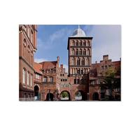 Lübeck - Hanseatic beauty on an island，Jigsaw Puzzles for Adults 1000 Piece Challenging Game Toys, Impossible Puzzle,1000 Piece Jigsaw Puzzles for Adults Family Decoration Puzzle（75x50cm）-AO10
