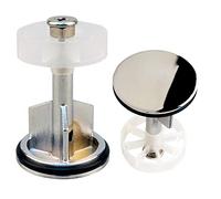 Luebel® Heavy Duty 40mm Chrome Plated Brass Basin Sink Waste Pop Up Plug Replacement Metal