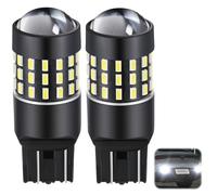 Lueden T20 LED Bulb 7443 W21W Light Bulbs Super Bright 78SMD 3014 Chipsets 12V 24V Replacement Bulb for Car Auto Backup Reverse Light Brake DRL Daytime Parking Tail Turn Signal Lights, 6500K White