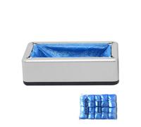 Lueear Automatic Shoe Cover Dispenser with 100 Non-Slip Waterproof Covers - Hands-Free Shoe Cover Machine for Home, Office, Hospital, Lab & Clean Floors