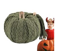 Lueear Braided Pumpkin Sitter,Home Figurine Decoration Braided Pumpkins for Halloween - Cotton Rope Fall Pumpkin Decor Realistic Ornament for Farmhouse