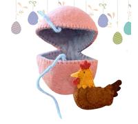 Lueear Easter Egg,Compact Easter Decor Stuffed Animal Doll | Felt Animal Toys - for Teens Kids Adults Girls Boys Women Shelf Table Bed Sofa Couch Nursery Bedroom Living Room Study