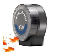 Lueear Fish Automatic Feeder 6-Level Feeding,Automatic Fish Food Dispenser - 140ml Timer Aquarium Feeding for Desktop Tank Equipment Axolotl Turtle Shrimp Frog Office