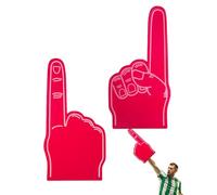 Lueear Giant Foam Finger Gladiators, 18 Inch Finger Cheer Gloves, Giant Foam Hand Middle Fingers For Sports Fans For Sports Events Games