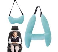 Lueear H Shape Car Pillow, Children Car Sleep Headrest Pillow, H-Shape Travel Pillow Car Seat Belt Cushion, Neck Support Car Headrest Neck Pillow, Comfortable Airplane Travel Pillow