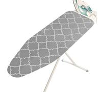 Lueear Ironing Board Cover, Ironing Board Cover for Steam Generator Iron, Scorch Resistant Durables Iron Pad Covers, Cotton Iron Board Pad with Elastic Edge