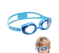 Lueear Kid Goggles for Swimming, Silicone Anti-Fogging Adjustable Pool Eyeglasses, Waterproof Underwater Anti-Fog Glasses, for Age 3-12 Girls Boys Competition Beach Pool Water Park Outdoor