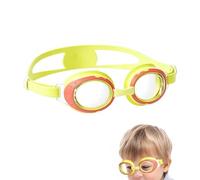 Lueear Kids Swim Goggles | Silicone Anti-Fogging Adjustable Pool Eyeglasses | Elastic Children Pool Goggles | for Age 3-12 Girls Boys Competition Beach Water Park Outdoor