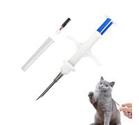 Lueear Microchip for Dogs | Dog Cat Implantable Microchip Syringe Packs | Identification Pet Supplies for Fish Bunny Home Shelters Kennels Cattle Sheep Livestock Deer Equine Goats Veterinary Clinics