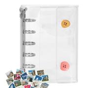 Lueear Sticker Organizer Binder | Sticker Binder Album Organizer Book | Transparent Planner Scrapbook for Boys Girls Adults Collectors Journaling Travel School Classroom Home