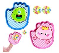 Lueear Toss and Catch Ball Set,Portable Funny | Toss Ball Sport Game,for Indoor Family Outdoor Garden Development Playtime Kindergarten Park Fun