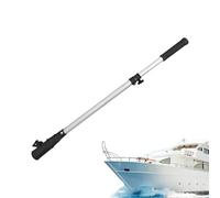 Lueear Trolling Motor Extension Handle - Telescopic Aluminum Boat Manual Power Pole,Boating Equipment for Sea Lakes Rivers Marine Outdoor Canoe Men