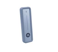 Luejnbogty M.2 NVMe SATA SSD Enclosure Case 10Gbps M.2 to USB Type C External Adapter Fingerprint Encryption M.2 SSD Enclosure Easy to Use