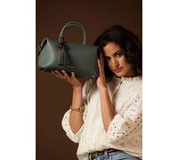 Luella Grey 'alessia' Bowler Tote In Green Green