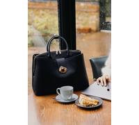 Luella Grey 'cristobel' Laptop Tote In Black Black One Size