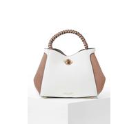 Luella Grey 'kate' Woven Handle Crossbody In White White One Size
