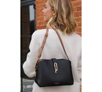 Luella Grey 'margy' Zip Top Crossbody In Black Black