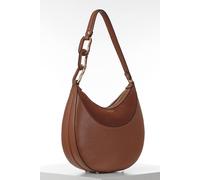 Luella Grey 'thelma' Black Scoop Hobo In Tan Tan One Size