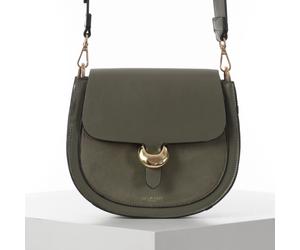 Luella Grey Venetia Saddle Cross-Body Bag BLACK