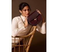 Luella Grey 'venetia' Saddle Crossbody In Purple Purple