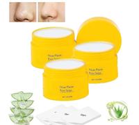 Luelle Deep Cleansing Pore Strips, Blackhead Remover Mask 60 pcs, Black head Remover Peel off Mask, Nose Plants Pore Cleanser Purifying Face Mask for Nose & Face (3pcs)