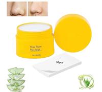 Luelle Deep Cleansing Pore Strips, Blackhead Remover Mask 60 pcs, Black head Remover Peel off Mask, Nose Plants Pore Cleanser Purifying Face Mask for Nose & Face (1pcs)