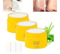 Luelle Pore Strips, Luelle Deep Cleansing Pore Strips, Luelle Blackhead Remover, Nose Pore Strips, Black Head Remover Peel Off Mask, Nose Plants Pore Cleanser Purifying Face Mask for Nose&Face (3 Pcs)