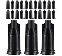 Luer Lock Syringe Caps 250pcs Plastic Black Dispensing Stop Caps