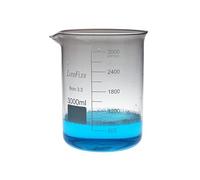 LUERFLEX Borosilicone Glass 3.3 Griffin Beakers 3000ML 3L Pack of 1