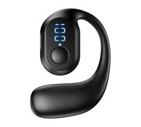Ɓluetooth Earbuds - V5.3 Wireless Earphones | Clip On Wireless Earbuds Non In Ear Sports Running Ğaming 20-25H Battery Long Range 10m Stable Connection