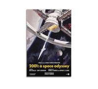 LUEXUHEY 2001 A Space Odyssey Sci-fi Movie Poster Canvas Wall Art Prints for Living Room Bedroom Modern Home Wall Decor Gift 20x30inch(50x75cm) Unframe-style