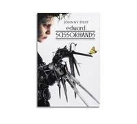 LUEXUHEY Edward Scissorhands Movie Poster Canvas Wall Art Prints for Living Room Bedroom Modern Home Wall Decor Gift 16x24inch(40x60cm) Unframe-style