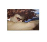 LUEXUHEY Fallen Angel by Alexandre Cabanel Vintage Poster Canvas Wall Art Prints for Living Room Bedroom Modern Home Wall Decor Gift 12x18inch(30x45cm) Unframe-style
