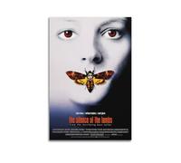 LUEXUHEY The Silence of The Lambs Movie Poster Canvas Wall Art Prints for Living Room Bedroom Modern Home Wall Decor Gift 12x18inch(30x45cm) Unframe-style