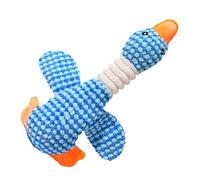 Lufaze Chew Toy for Dogs - Interactive & Crackling for Teething Cuddly Puppies Squeaky Stuffed Duck Doll Toy for Christmas Birthday Home On the Go Stimulation Against