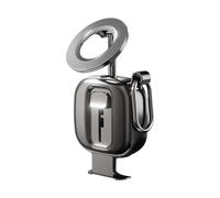 Lufaze Mobile Phone Holder for Desk, 360° Rotatable & Magnetic Dock Station, Foldable and Non-Slip Mobile Phone Stand, for Standing at Home, On the Go in the Car and for Media Use