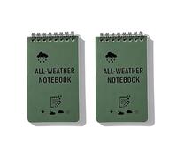 Lufdegim 2Pcs Waterproof Notebooks 3 x 5 Inches Write in the Rain Notebooks All Weather Notepads Pocket Notebook for Outdoor School Home Office