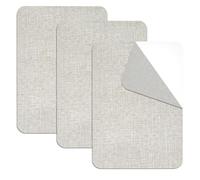 Lufdegim 3Pcs Canvas Repair Patches, 20cmX30cm Waterproof Fabric Patch Self-Adhesive Fabric Repair Tape for Tents, Bags, Boat Cover, Knapsack, Patio (Beige)