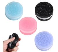 LUFEIS 4 PCS Oreo Squishy Toys, Taba Squishy Oreo Pinching Biscuit Simulation Toy, Needoh Nice Cube, Squishy Fidget Toys, Stress Relief Toys for Christmas, Halloween, Birthday Gifts (4 Colors)