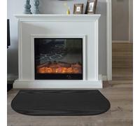 LUFEIS Fireplace Mat, 40x20inch Fiberglass Silicone Hearth Rugs, Hearth Rugs for Fireplaces, Flame Resistant Fireside Rug, Floor Protective Rug for Indoor Fireplaces, Fire Pit, Heaters, Stove