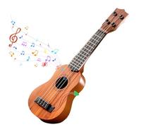 LUFEIS Kids Ukulele, 44cm Musical Instrument with 4 Adjustable Strings & Pick, Classical Ukulele Toy for Kids, Mini Guitar Music Learning Educational Toy for Toddlers & Beginners
