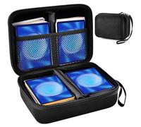 LUFEIS Playing Card Case, Travel Carrying Case for Card Games, Holds Up to 400 Cards, Trading Card Storage Box fits TCG Cards, Hard Travel Case for Skyjo, Compatible with PM Trading Cards