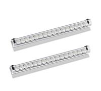 LUFEIS Tab Grabber, 2 Pack 40cm Ticket Holder Receipt Holder for Restaurant, No Drill Restaurant Order Ticket Holders for Catering, Cafes, Bars, Pubs, Home Kitchen (40 cm/16 inch, Transparent)