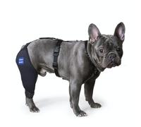 LufeLux Dog Knee Brace with Harness and Connection Belt, Lightweight and Stretchable, Support for Torn ACL Hind Leg, Luxating Patella, Reduces Arthritis Pain and Inflammation (X-Small)