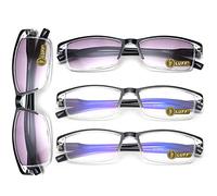 LUFF 4pairs Reading Glasses Lightweight Computer Eyeglasses