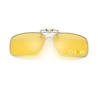 LUFF Clip on Night Driving Glasses Fit Over Prescription Glasses/Readers
